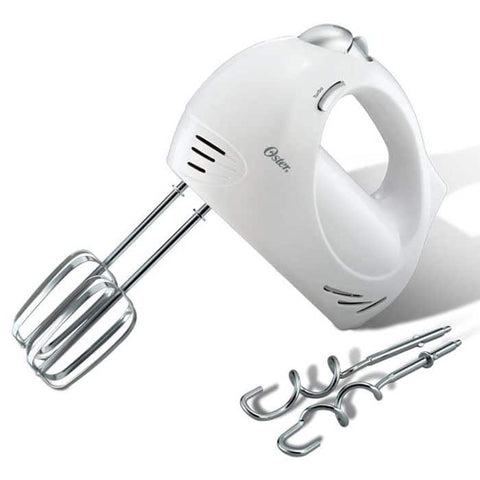 Batidora Oster De Mano - Potente Motor - 5 Velocidades - Botón De Un Toque - Mango Ergonómico - Color Blanco Batidoras Costa Rica