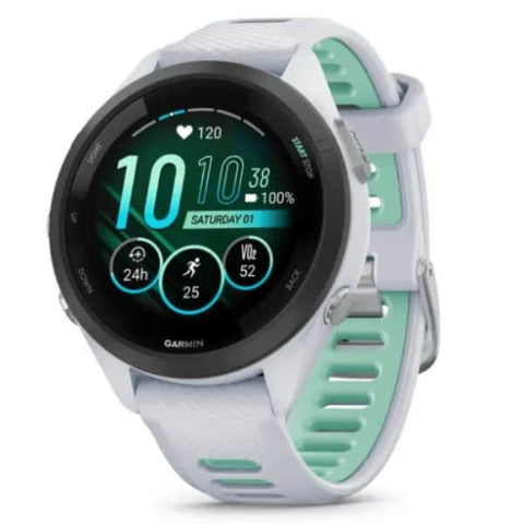 Reloj Inteligente Garminforerunner 265S Blanco/Menta Smartwatch Costa Rica