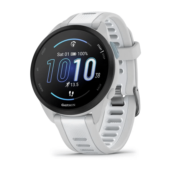 Reloj Inteligente Garminforerunner 165 Blanco Smartwatch Costa Rica