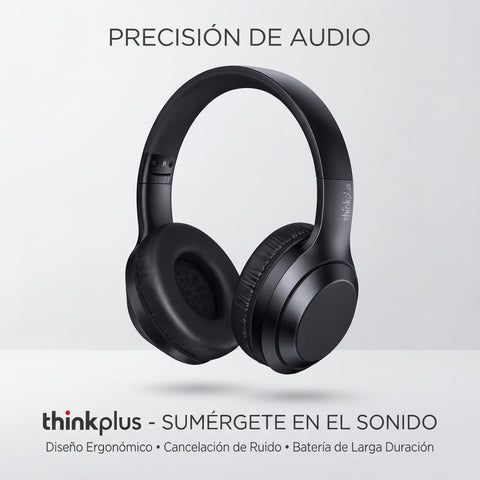 LENOVO Thinkplus TH10 TWS Auriculares Estéreo Bluetooth Auriculares Over Ear Auricular para Música - Negro