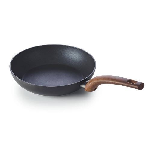 Oster Sarten Aluminio - 12 Pulgadas - Colección Amberg - Antiadherente Xylan Plus - 2.5Mm De Grosor - Mango Imitación Madera