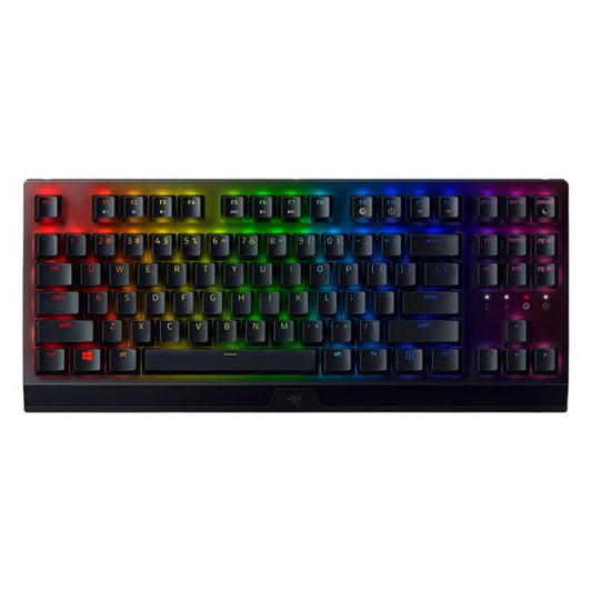 Teclado Gaming Rgb Razer Blackwidow V3 Tkl Mecánico Alámbrico Usb Inglés Switch Amarillo Rz03-03491800-R3M1