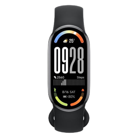 XIAOMI SMART BAND 10 NEGRO con pantalla AMOLED de 1.72 pulgadas y funciones avanzadas de monitoreo de salud y fitness.