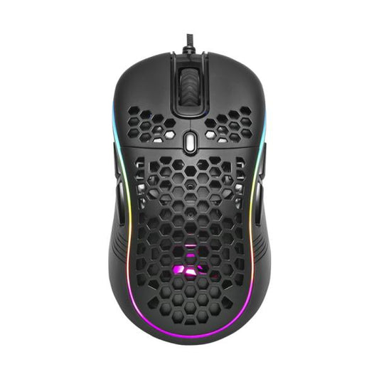 MOUSE GAMING RGB SHARKOON LIGHT2 S ALÁMBRICO USB 6200 DPI 4044951029303