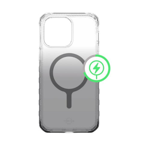 Itskins Case For Apple Iphone 14 Pro Max (6.7") Supreme R // Ombre With Magsafe Ombre Smoke