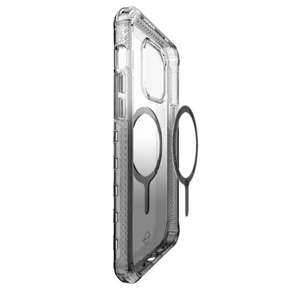 Itskins Case For Apple Iphone 14 Pro Max (6.7") Supreme R // Ombre With Magsafe Ombre Smoke