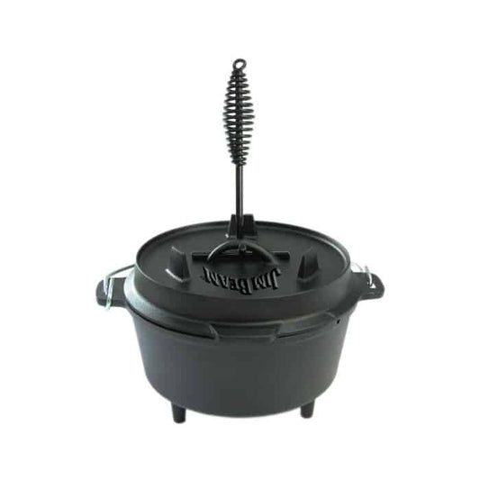 Jim Beam Dutch Oven 2 En 1 | Olla Con Herramienta 3.3L | 3.5Q Hierro Fundido Jb0220