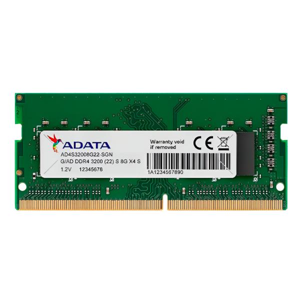 MEMORIA LAPTOP 8GB DDR4 3200MHZ ADATA AD4S32008G22-SGN