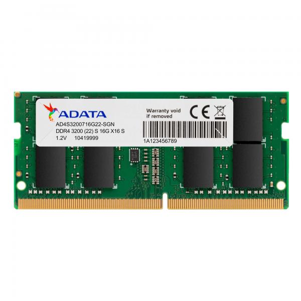 MEMORIA LAPTOP 16GB DDR4 3200MHZ ADATA AD4S320016G22-SGN