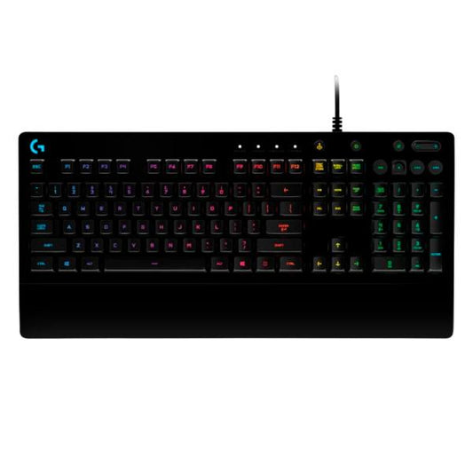 TECLADO GAMING RGB LOGITECH G213 PRODIGY MEMBRANA ALÁMBRICO INGLÉS 920-008084