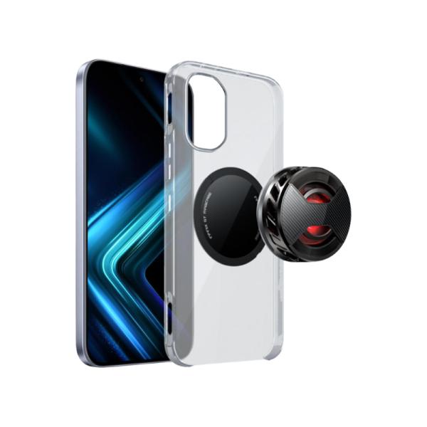 Infinix gt 50 pro 12/512GB, cooling edition (cooling fan + phone case) silver glacier