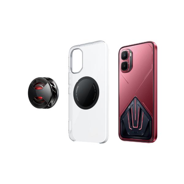 Infinix gt 50 pro 12/512GB, cooling edition (cooling fan + phone case) red blaze