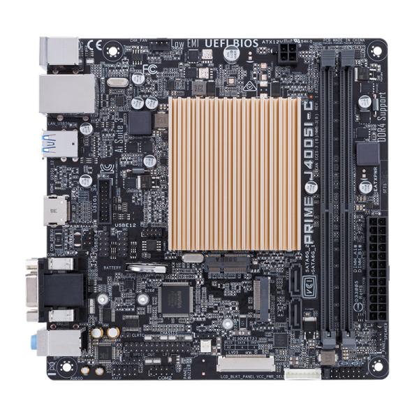 TARJETA MADRE ASUS PRIME J4005I-C MINI-ITX DDR4 CPU INCORPORADO