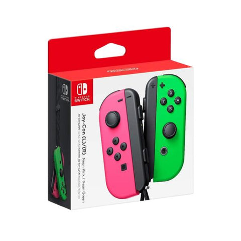 Controles Inalámbricos Nintendo Switch Joy-Con Rosa y Verde Neón LATAM