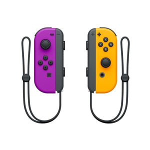 Controles Inalámbricos Nintendo Switch Joy-Con Morado y Naranja Neón LATAM