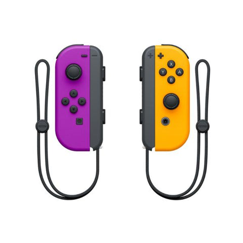 Controles Inalámbricos Nintendo Switch Joy-Con Morado y Naranja Neón LATAM