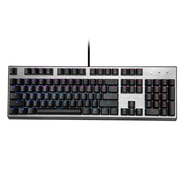 TECLADO GAMING RGB COOLER MASTER CK351 MECÁNICO ALÁMBRICO USB INGLÉS SWITCH ROJO CK-351-SKOR1-US