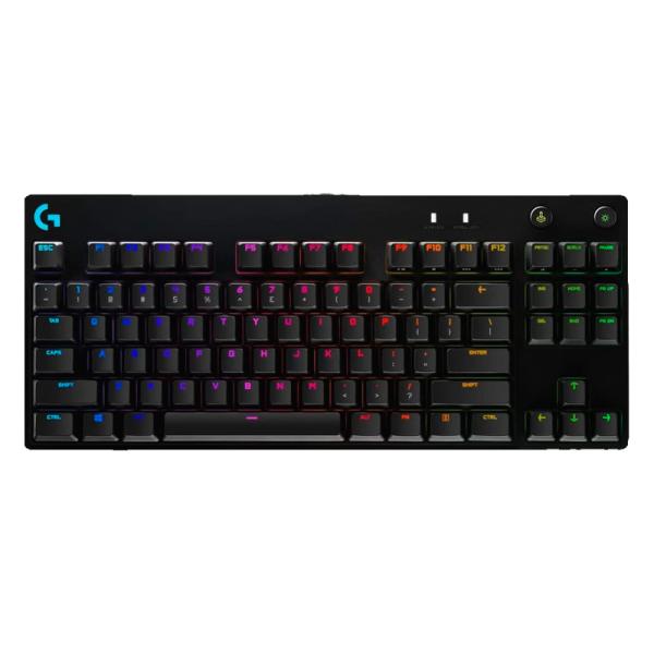 TECLADO GAMING RGB LOGITECH G PRO TKL MECÁNICO ALÁMBRICO ESPAÑOL 920-009388