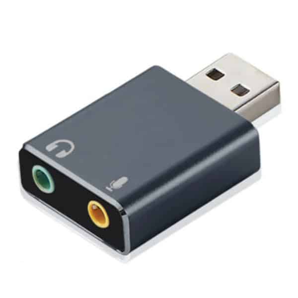 Adaptador Argom Usb A Stereo Output Y Mono Mic Arg-Cb-0067