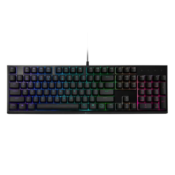 TECLADO GAMING  RGB COOLER MASTER MEM-CHANICAL ALÁMBRICO USB INGLÉS MK-110 MK-110-KKMF1-US