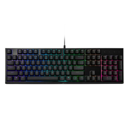 TECLADO GAMING  RGB COOLER MASTER MEM-CHANICAL ALÁMBRICO USB INGLÉS MK-110 MK-110-KKMF1-US