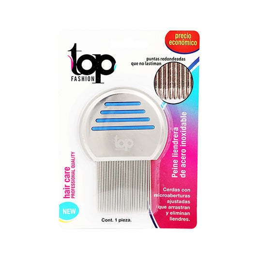 Peine Saca Piojos Acero Inoxidable