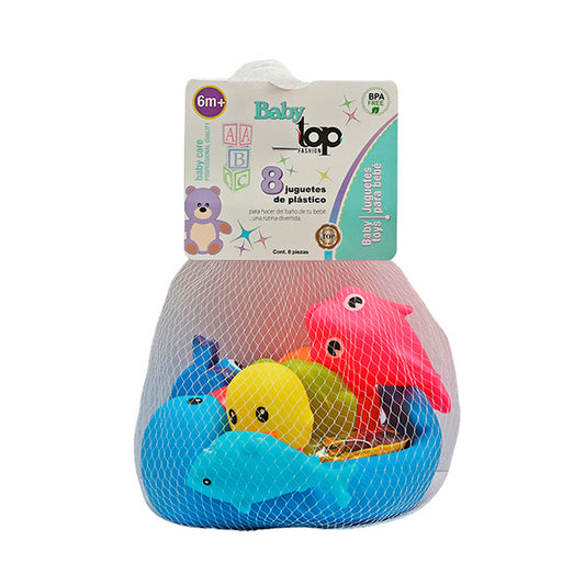 BABY 8 JUGUETES DE PLASTICO