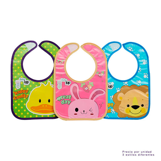 BABERO PLÁSTICO PARA BEBÉ