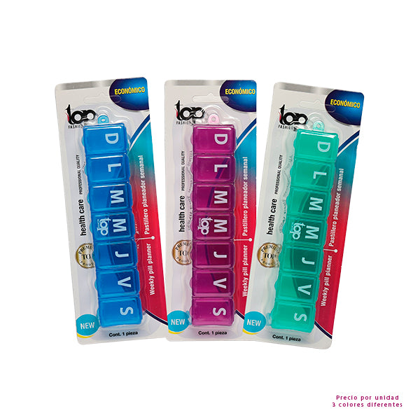 PASTILLERO PLANEADOR SEMANAL