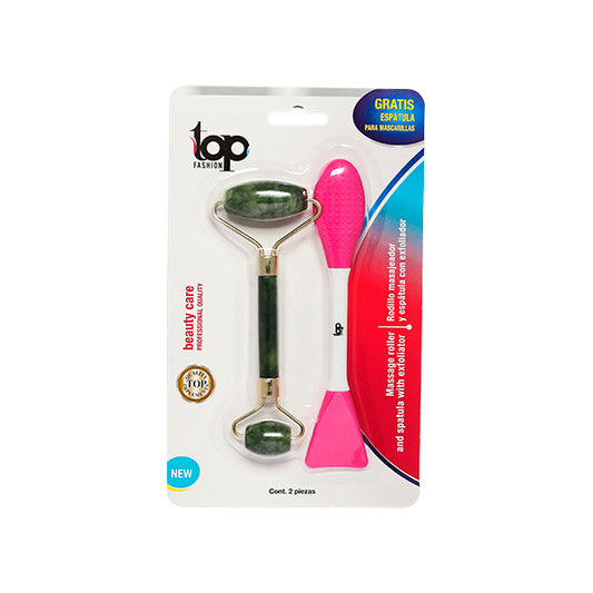 Rodillo Masaje+Espatula Exfoliadora