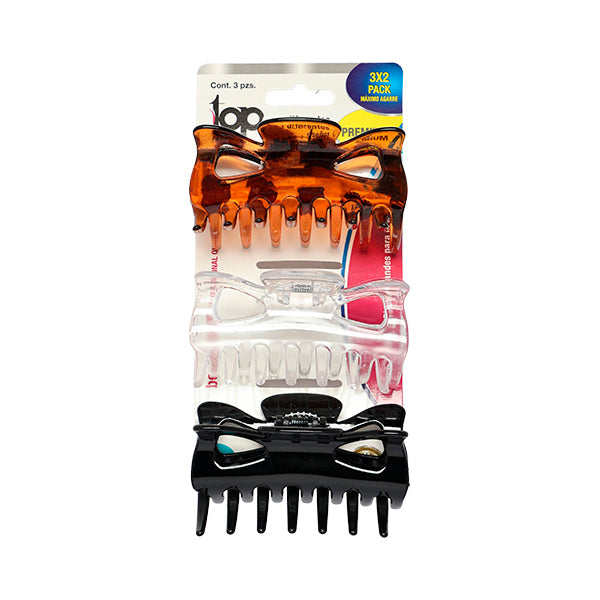 Pirañas Grandes Para El Cabello 3Un