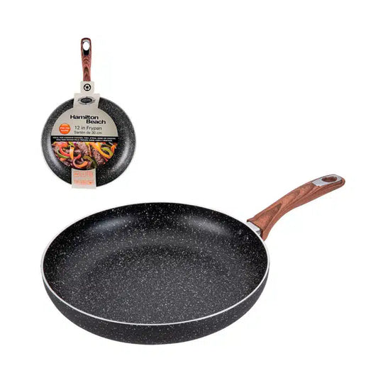 Hamilton Beach Sarten Antiadherente 12" Marmol Induccion 3.0Mm Hap106