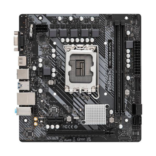 Tarjeta Madre Asrock H610M-Hvs Lga1700 Micro-Atx Ddr4 90-Mxbht0-A0Uayz