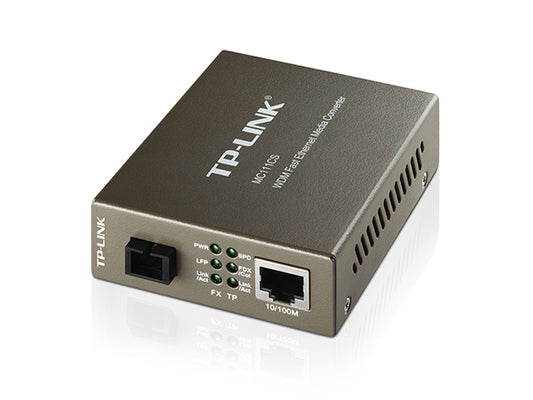 ADAPTADOR TP LINK CONVERTIDOR  10/100 MBPS WDM MEDIA MC111CS UN