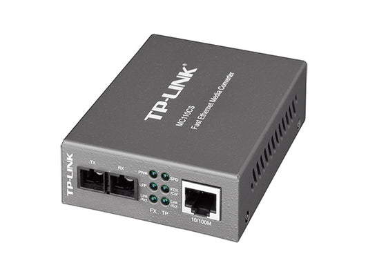ADAPTADOR TP LINK CONVERTIDOR  10/100 MBPS SINGLE MODE MC110CS UN