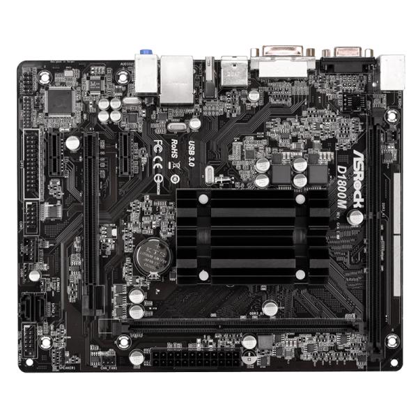 TARJETA MADRE ASROCK  J1800 D1800M MICRO ATX DDR3