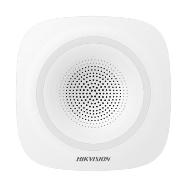 SIRENA INTERNA INAMBRICA HIKVISION 90~110dB. 1600m RF distance. 433Mhz DS-PS1-I-WB 302401725
