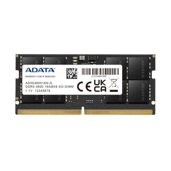 MEMORIA LAPTOP 16GB DDR5 4800MHZ ADATA AD5S480016G-S