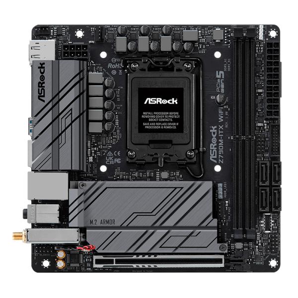 TARJETA MADRE ASROCK Z790M-ITX WIFI LGA1700 DDR5 MBZ790MITXWIFI