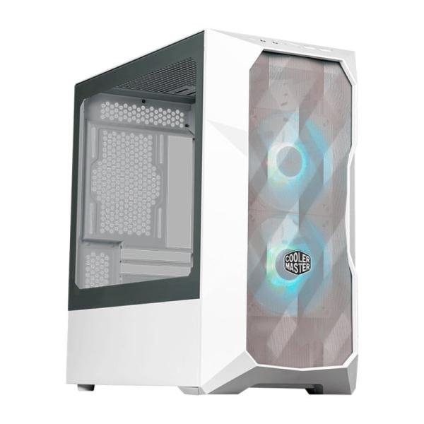 CASE GAMING RGB COOLER MASTER TD300 MESH MINI TOWER VENTILADORES 2 DE 120MM CON VIDRIO LATERAL TD300-WGNN-S00