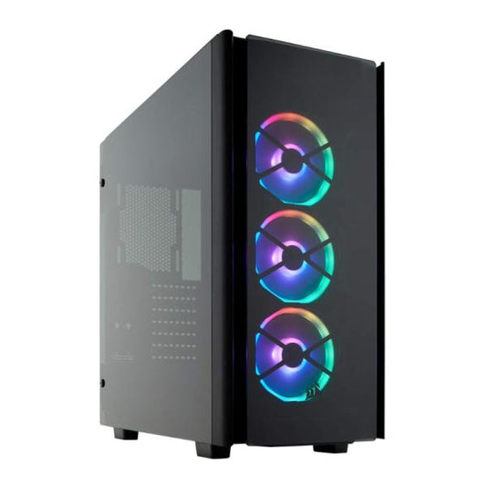 CASE GAMING RGB CORSAIR OBSIDIAN SERIES 500D MID TOWER VENTILADORES 3 DE 120MM CON VIDRIO LATERAL Y FRONTAL CC-9011139-WW