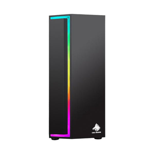 Case Gaming Rgb Eagle Warrior Cg33Rxra001C Ventiladores 3 De 120Mm Con Vidrio Lateral Y Tira Rgb