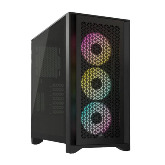 CASE RGB CORSAIR 4000D AIRFLOW MID TOWER VENTILADORES 3 DE 120MM CON VIDRIO LATERAL Y MALLA FRONTAL CC-9011240-WW