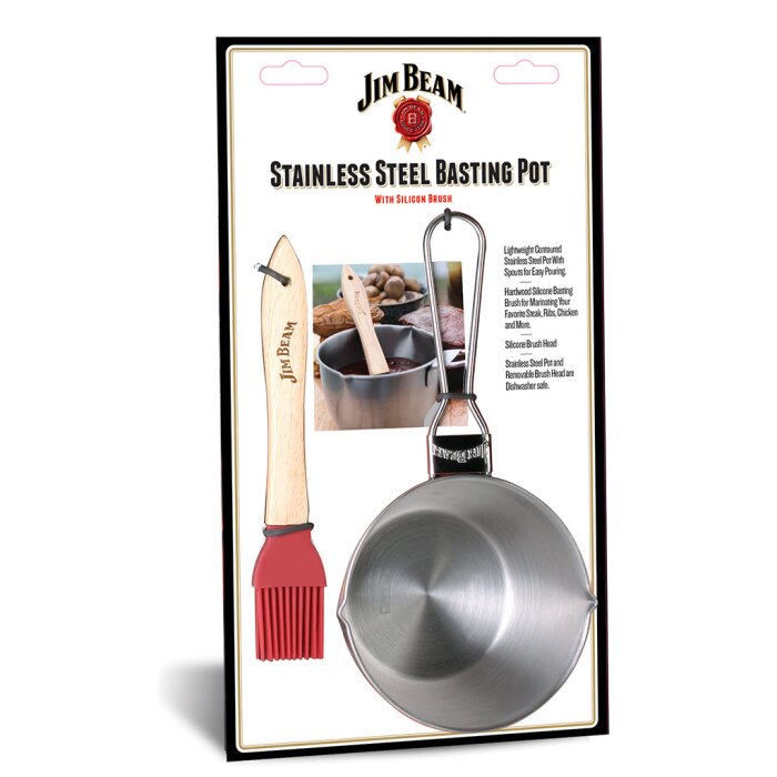 Jim Beam Bastidor Acero Y Brocha Silicon Jb0130