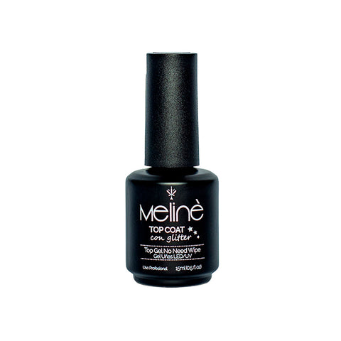 Esm Meline Top Coat Con Glitter
