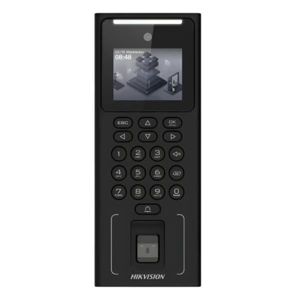 CONTROL DE ACCESO HIKVISION 2.4 INCH LCD DISPLAY 2MP LENS FACE AND FINGERPRINT RECOGNITION DS-K1T321MFWX 302919996
