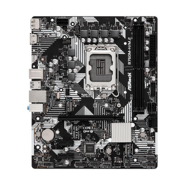 TARJETA MADRE ASROCK B760M-H/M.2 LGA1700 MICRO-ATX DDR5