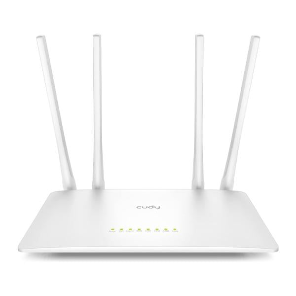 ROUTER INALAMBRICO  CUDY WR1200 2.0  DOBLE BANDA WI-FI (5GHZ)  AC1200