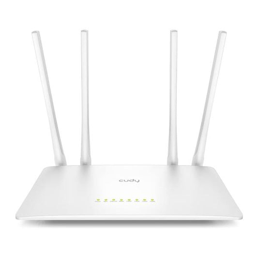 ROUTER INALAMBRICO  CUDY WR1200 2.0  DOBLE BANDA WI-FI (5GHZ)  AC1200