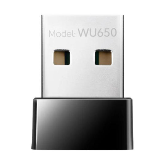 ADAPTADOR NANO USB 2.0 WI-FI CUDY WU650 1.0 AC650/ 5GHZ+2.4GHZ